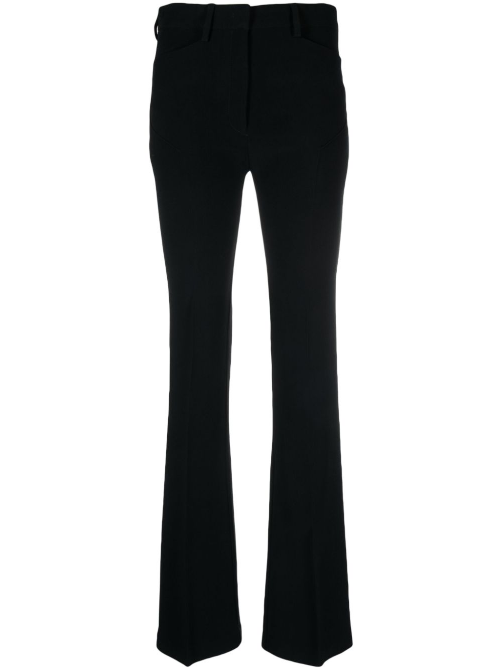 Mid-rise flare trousers - Woman