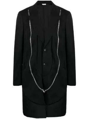 COMME des GARÇONS HOMME PLUS コート　黒 00s COMME des GARCONS HOMME PLUS コムデギャルソン