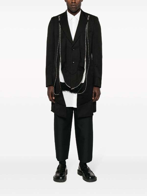 Comme Des Garçons Homme Plus ジップディテール コート - Farfetch