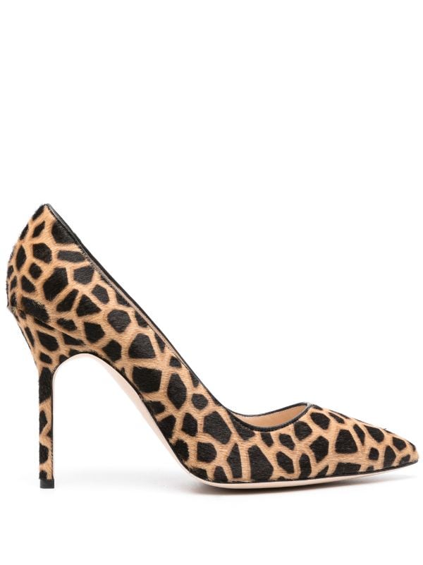 Dalmatian print sale heels