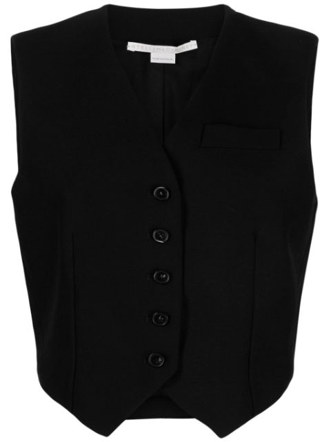 Stella McCartney sleeveless virgin wool vest Women