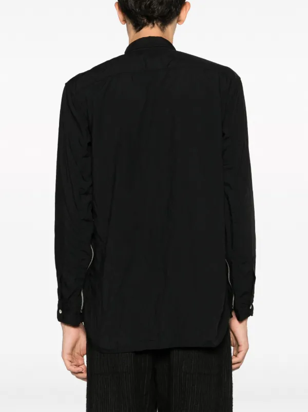 Comme Des Garçons Shirt ジップトリム シャツ | ブラック | FARFETCH JP