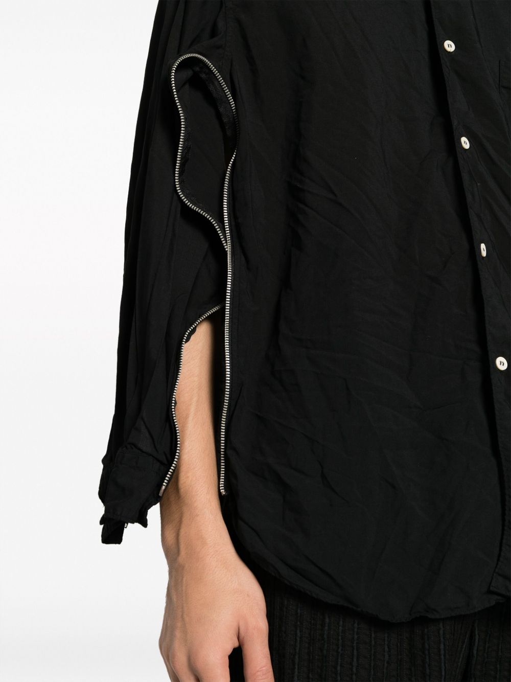 Comme Des Garcons Shirt zip-embellished long-sleeve shirt Men