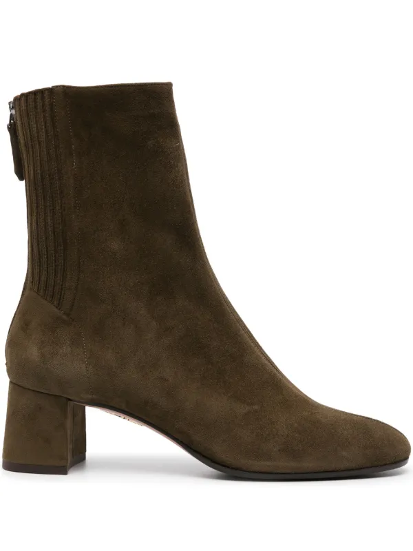 Aquazzura suede hot sale booties