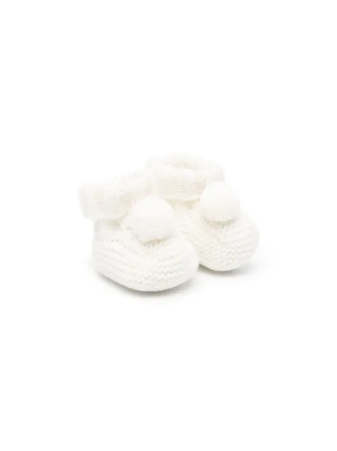 Tartine Et Chocolat chaussures de pré-marche à détail de pompon 