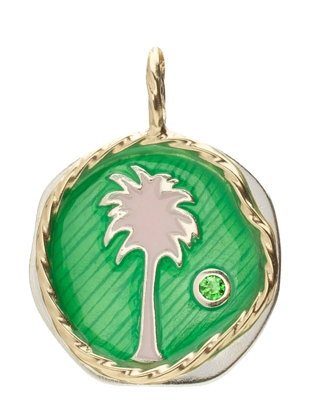Pascale Monvoisin 9kt yellow gold Faro tsavorite pendant - Oro