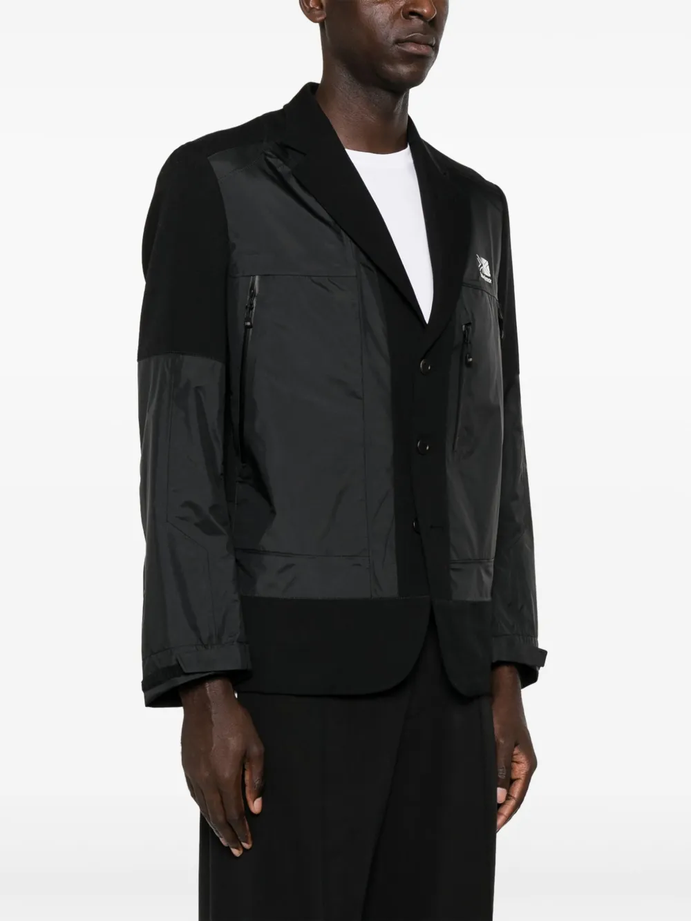 Junya Watanabe MAN x Karrimor gelaagde blazer Zwart