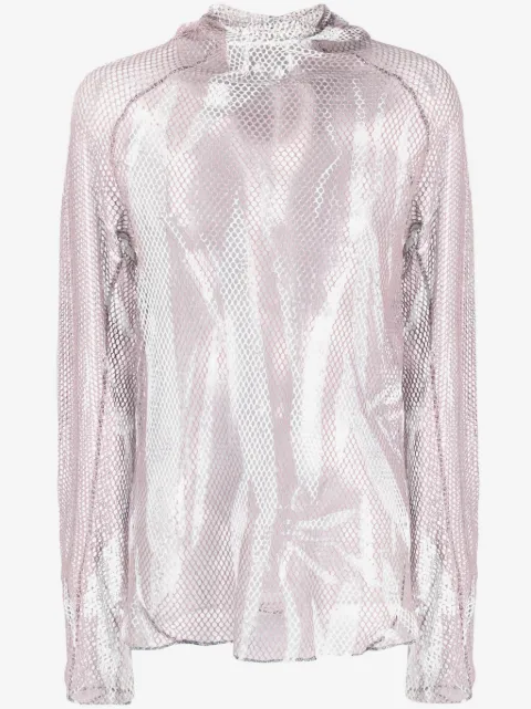 KANGHYUK hoodie en résille