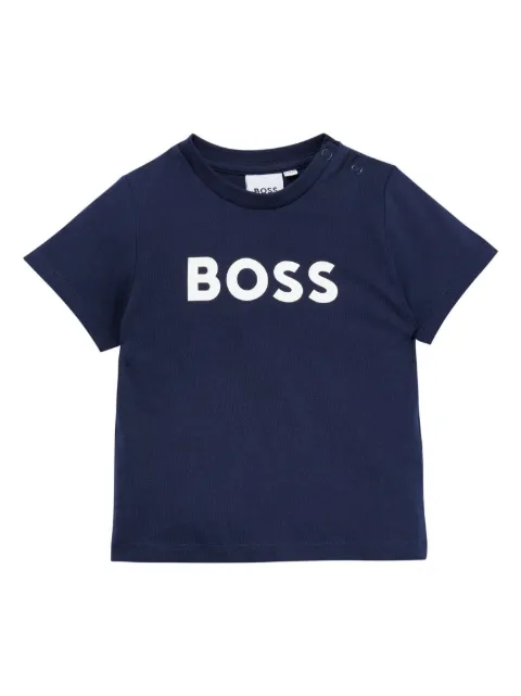BOSS Kidswear playera con logo estampado