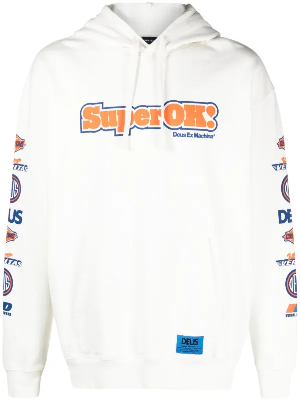 Deus Ex Machina Moletom Circuit De Capuz | Branco | FARFETCH BR
