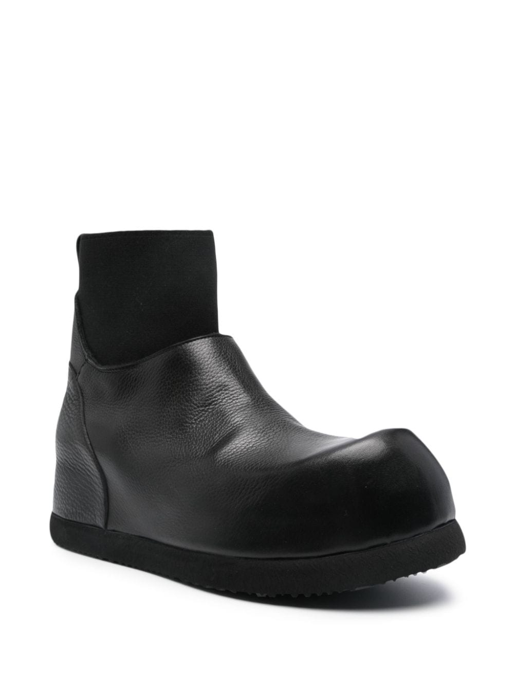 Premiata sock-style leather ankle boots - Zwart