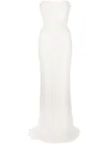 Jenny Packham Mia sequin gathered bridal gown - White