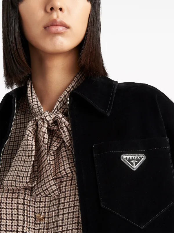 Louis Vuitton pre-owned Velvet Details Cropped Jacket - Farfetch