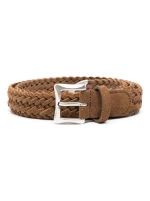 Anderson's Woven Suede Pin-Buckle Belt, Belts