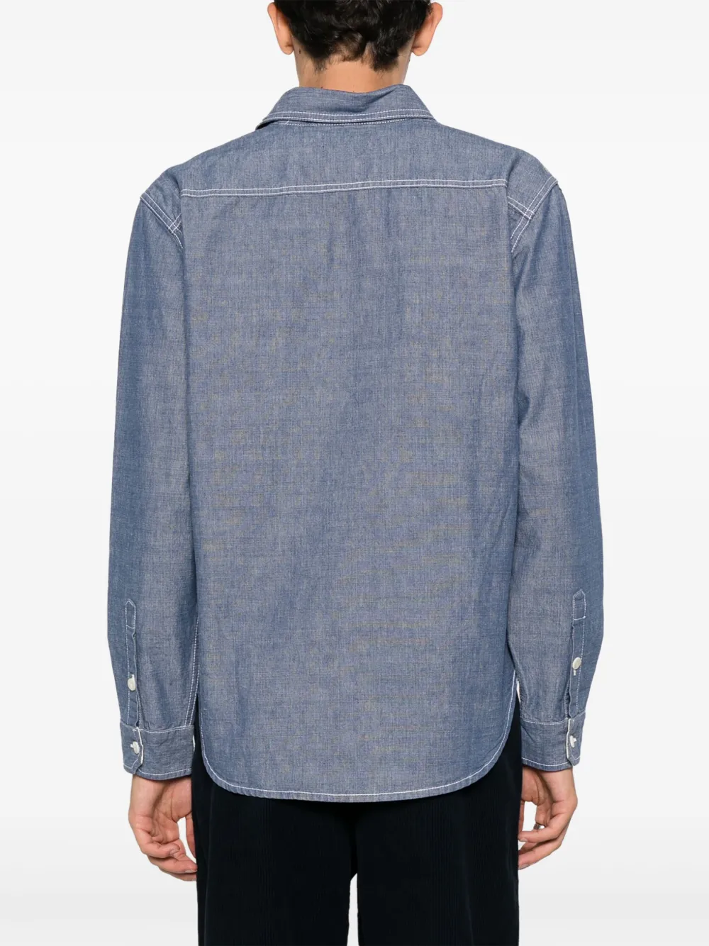 TELA GENOVA Denim overhemd Blauw