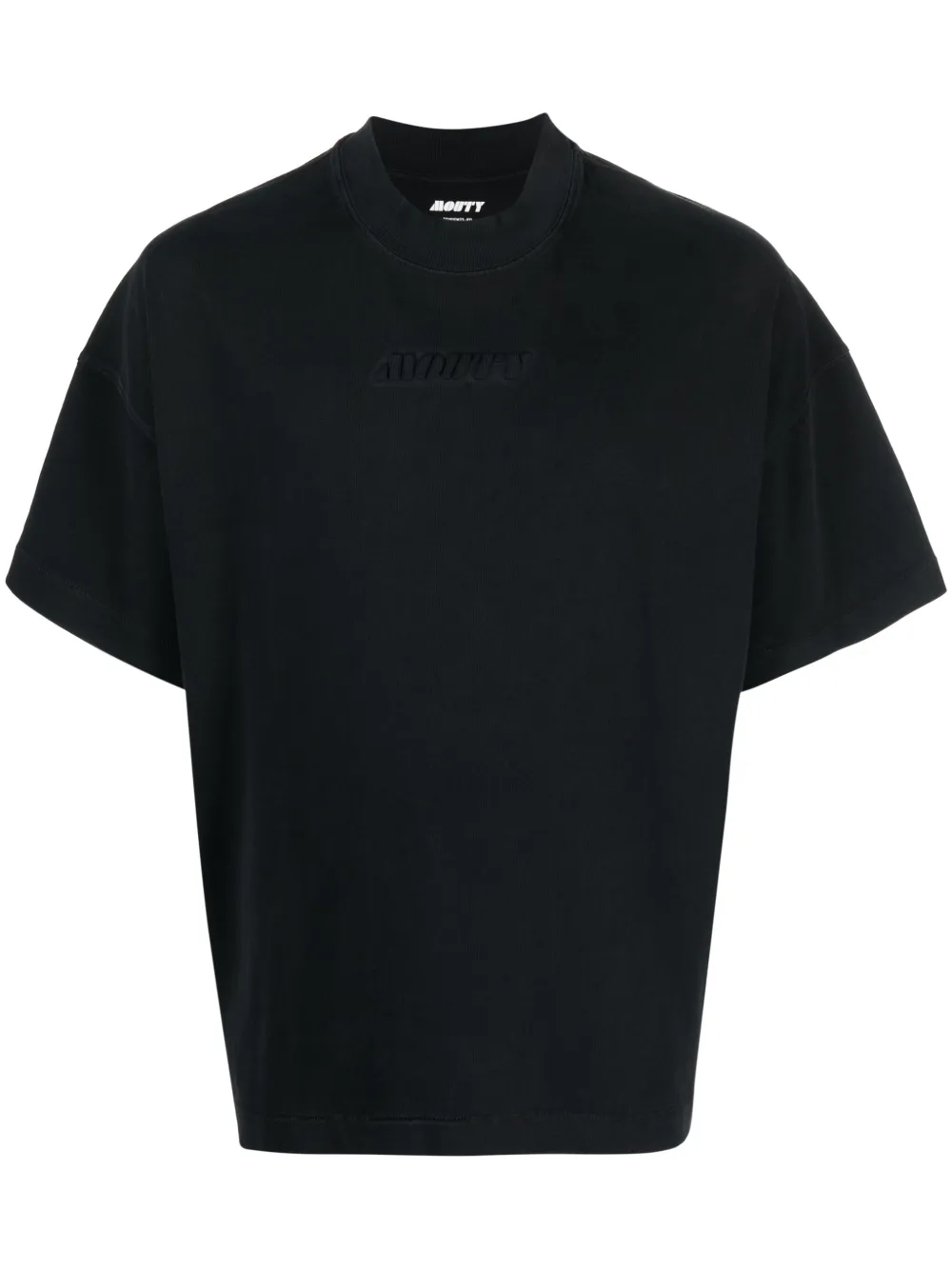 logo-embossed cotton T-shirt