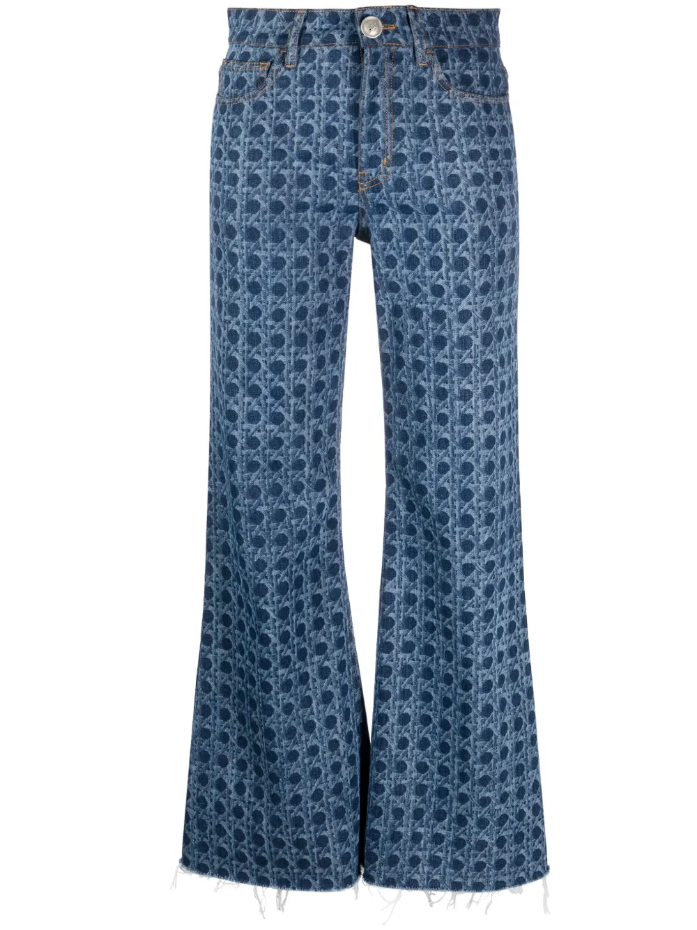 Giambattista Valli Flared broek Blauw