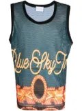 BLUE SKY INN FunPark logo-print tank