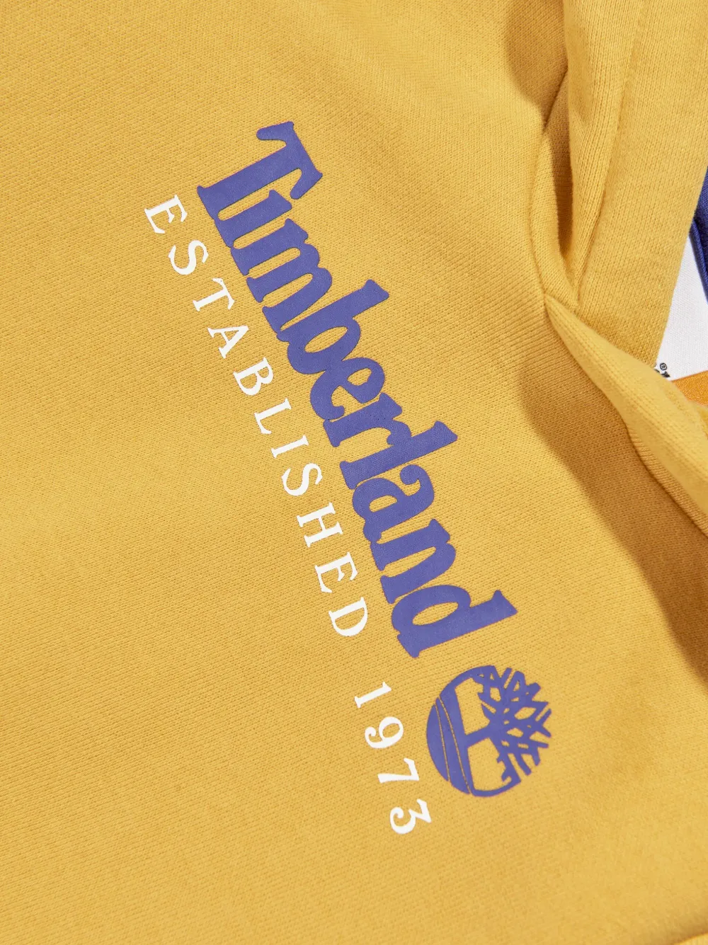 Timberland Kids Hoodie met logoprint Geel