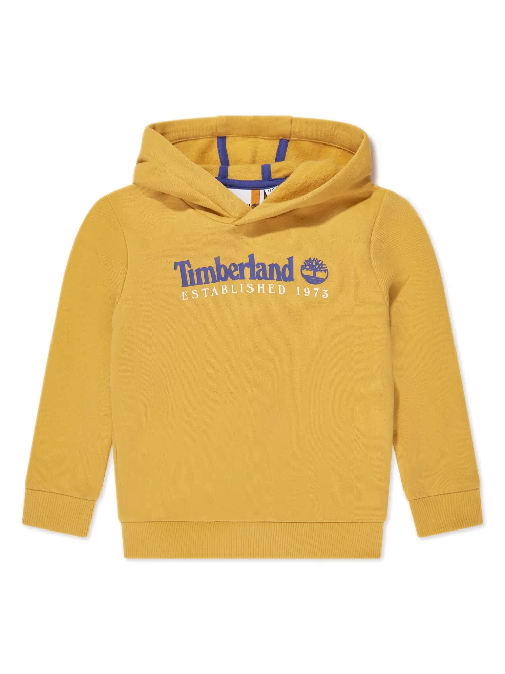 Timberland Kids Hoodie met logoprint Geel