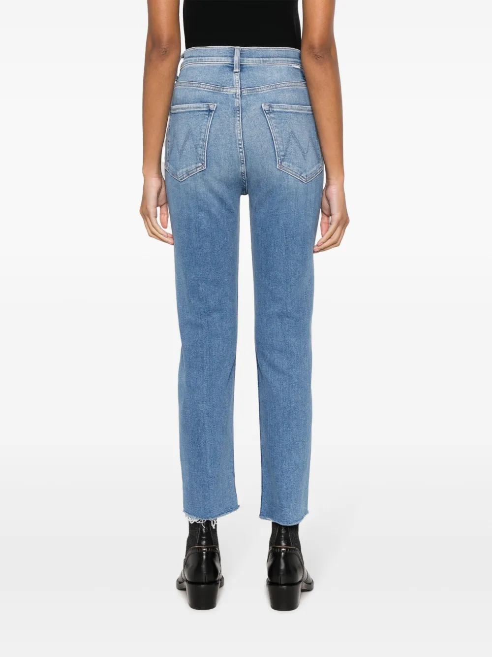 MOTHER Straight jeans Blauw