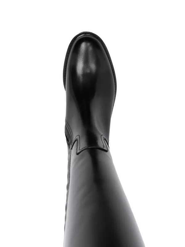DOUCAL’S Women Boots DD8662PHILUF201NN00 Black Doucal's Buckled knee-high Boots | Black | FARFETCH