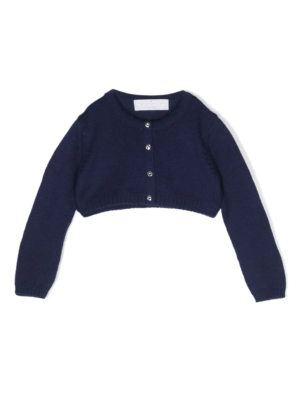 Colorichiari Vest verfraaid met kristallen Blauw