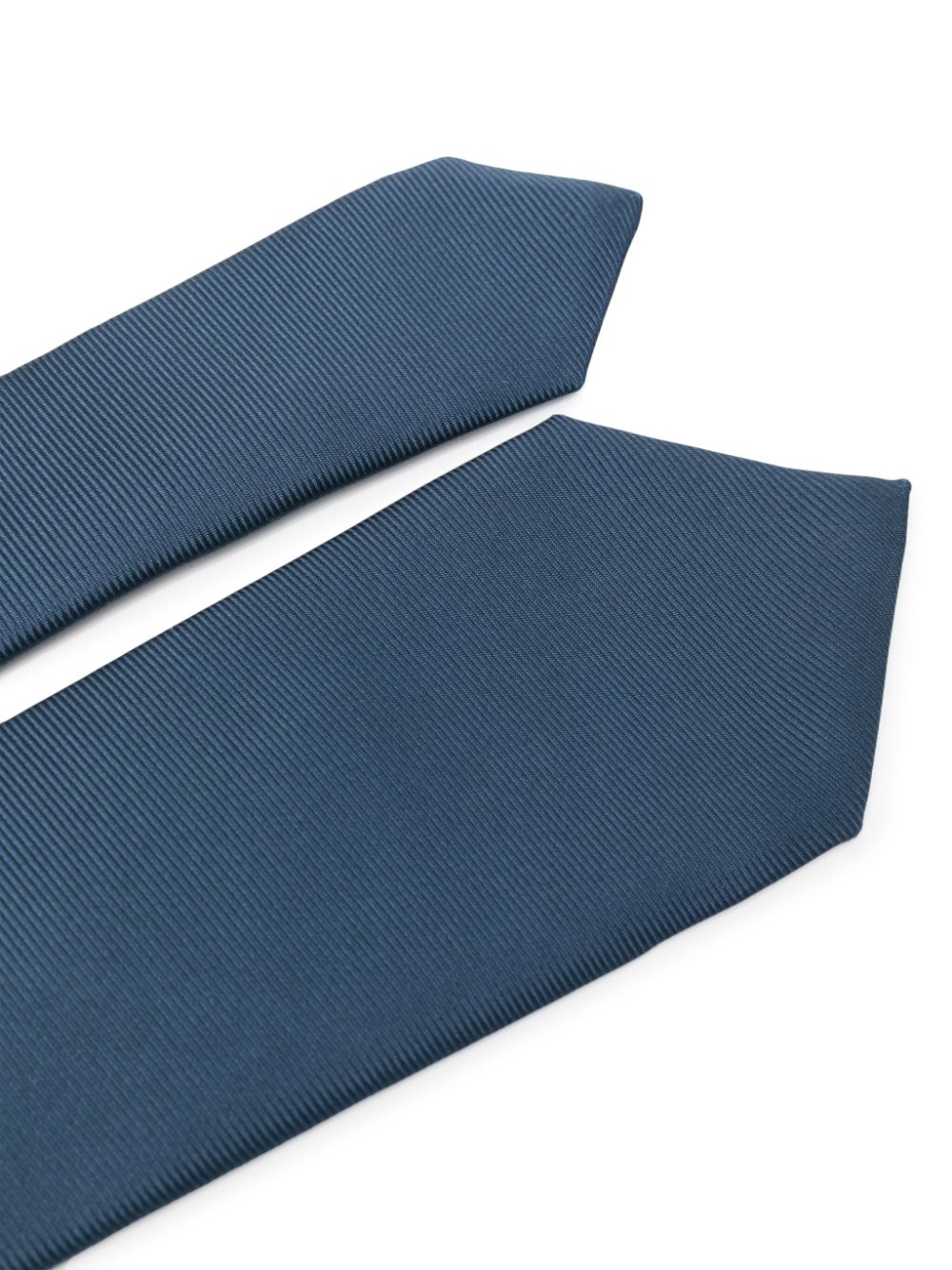 Kiton silk neck tie - Blauw