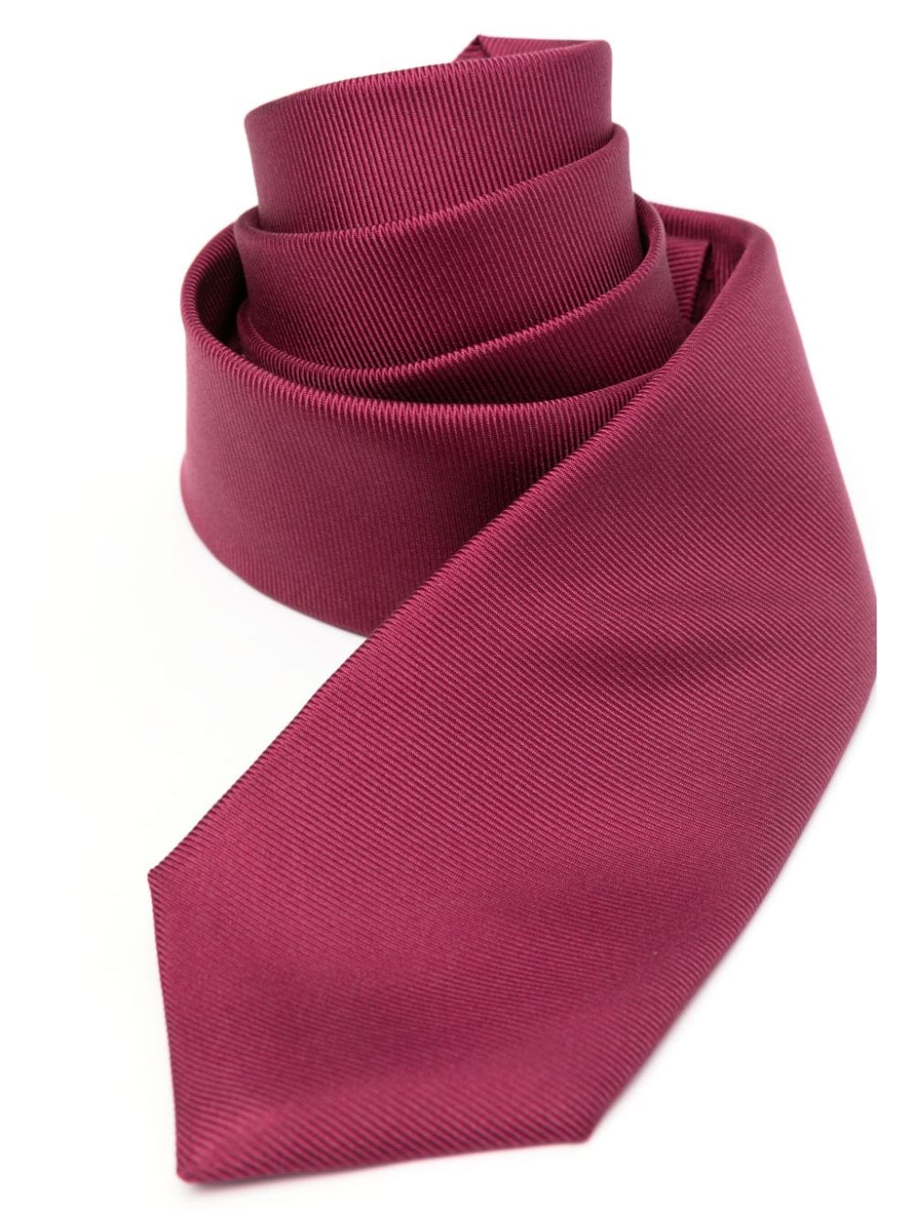 Kiton silk neck tie - Rood
