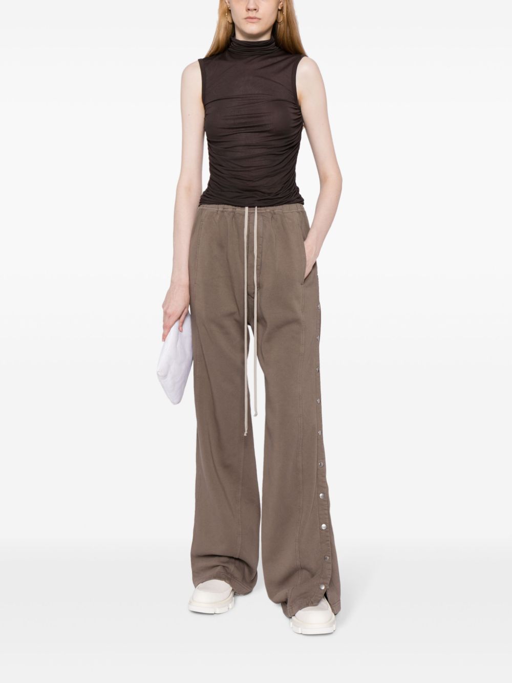 Rick Owens DRKSHDW Broek met trekkoord - Bruin