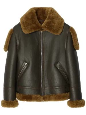 Burberry sheepskin store coat