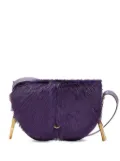 Burberry Chess leather satchel bag - Purple