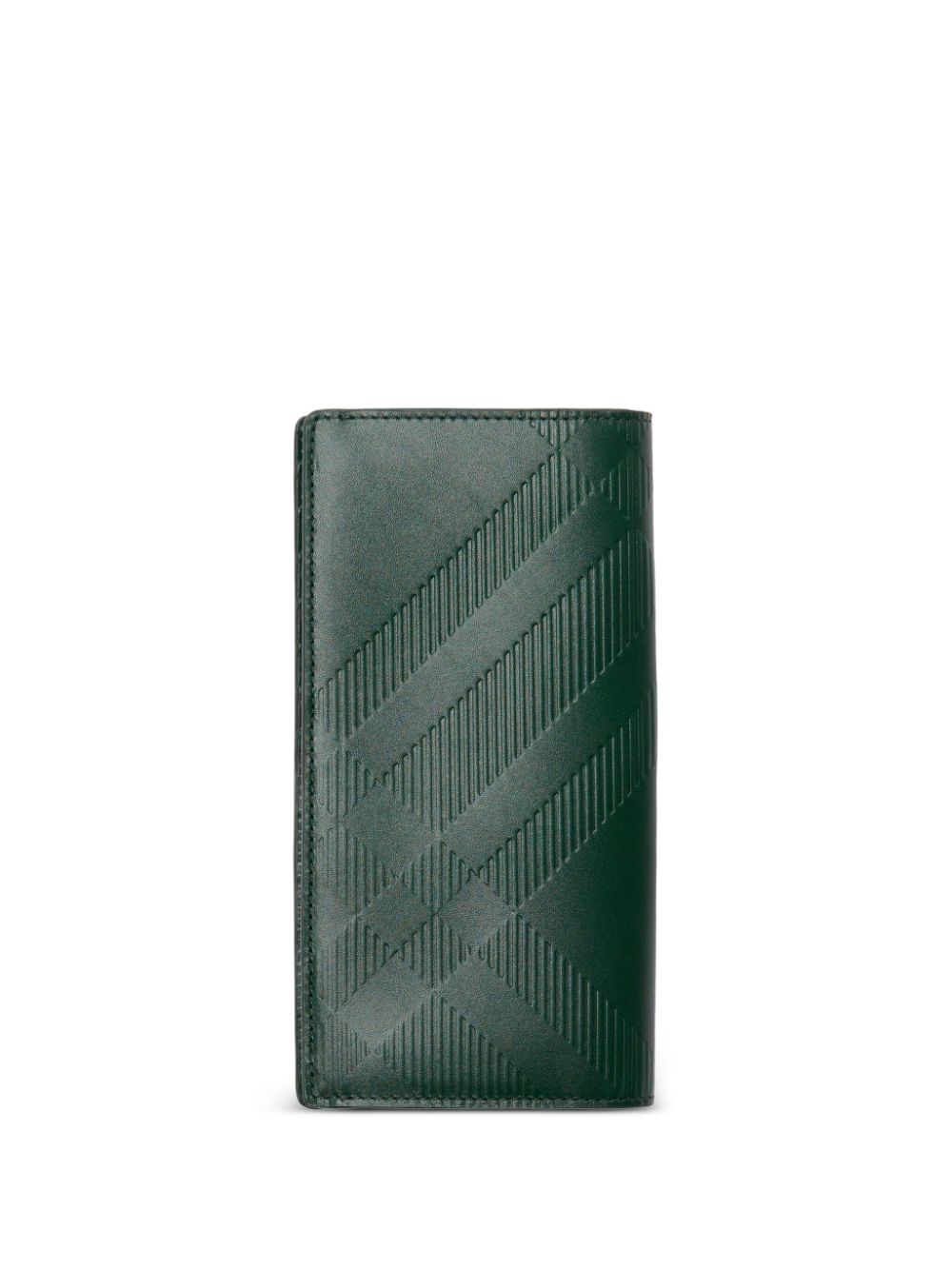 Burberry Continental leather bi-fold wallet - Groen