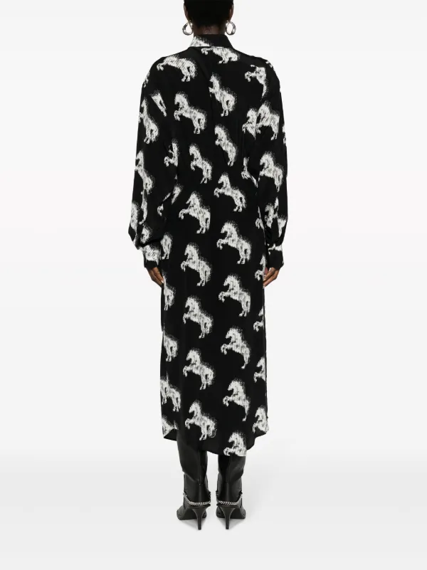 Horse print 2025 dressing gown