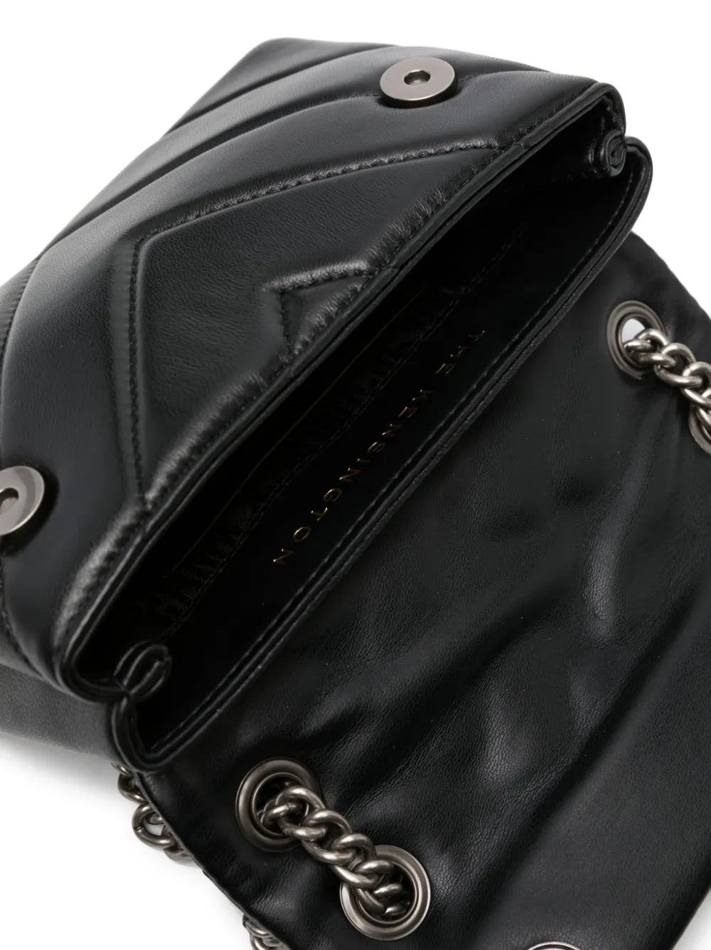 Kurt Geiger London Kensington leren schoudertas Zwart