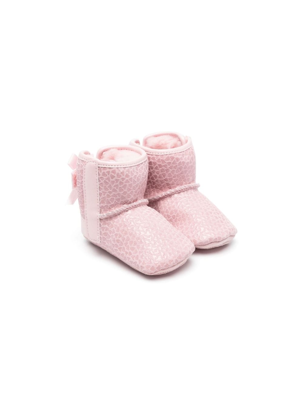 Ugg Babies' Jesse Bow Ii Suede Ankle Boots In Pink