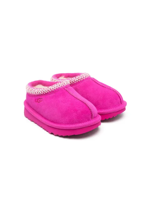 UGG Kids T Tasman II logo-embroidered loafers