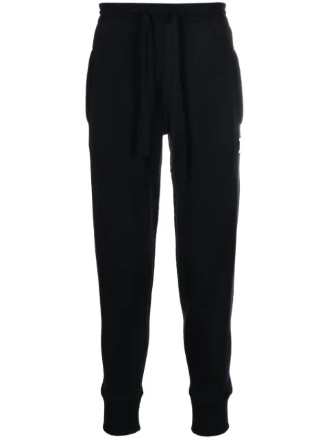 Dolce & Gabbana logo-plaque knitted track pants