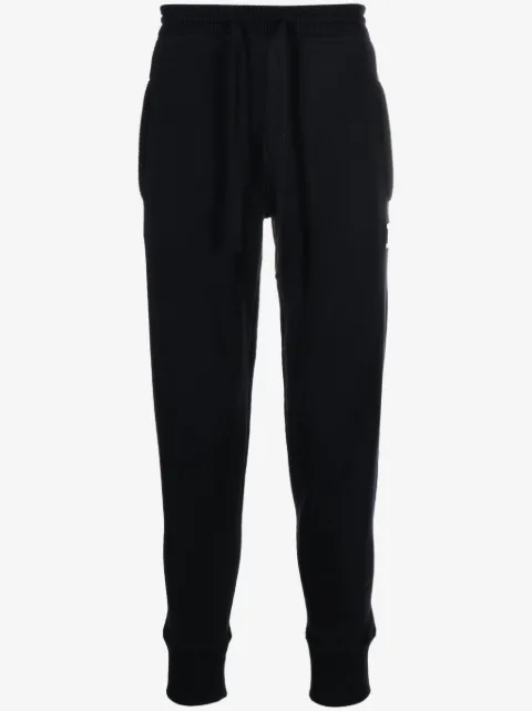Dolce & Gabbana logo-plaque knitted track pants