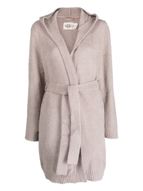 UGG Amari terry-cloth belted hooded robe