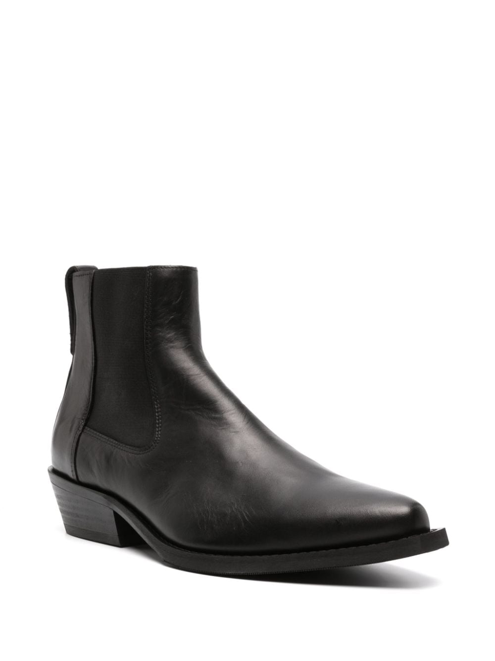 OUR LEGACY Cyphre leather ankle boots - Zwart