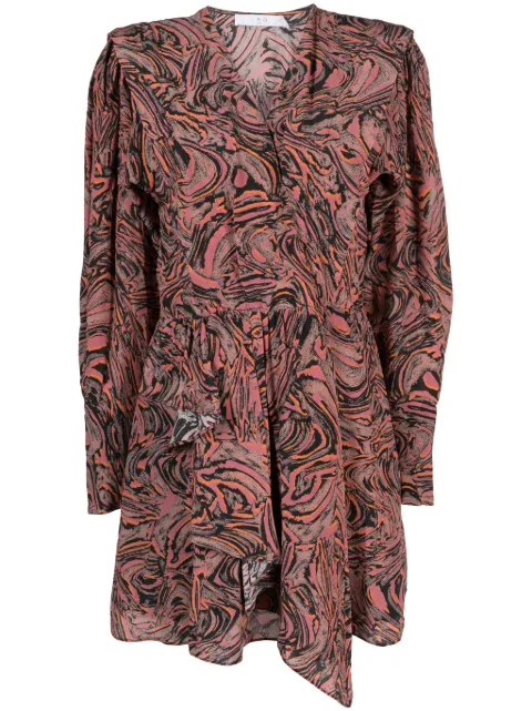 IRO vestido de seda Masca