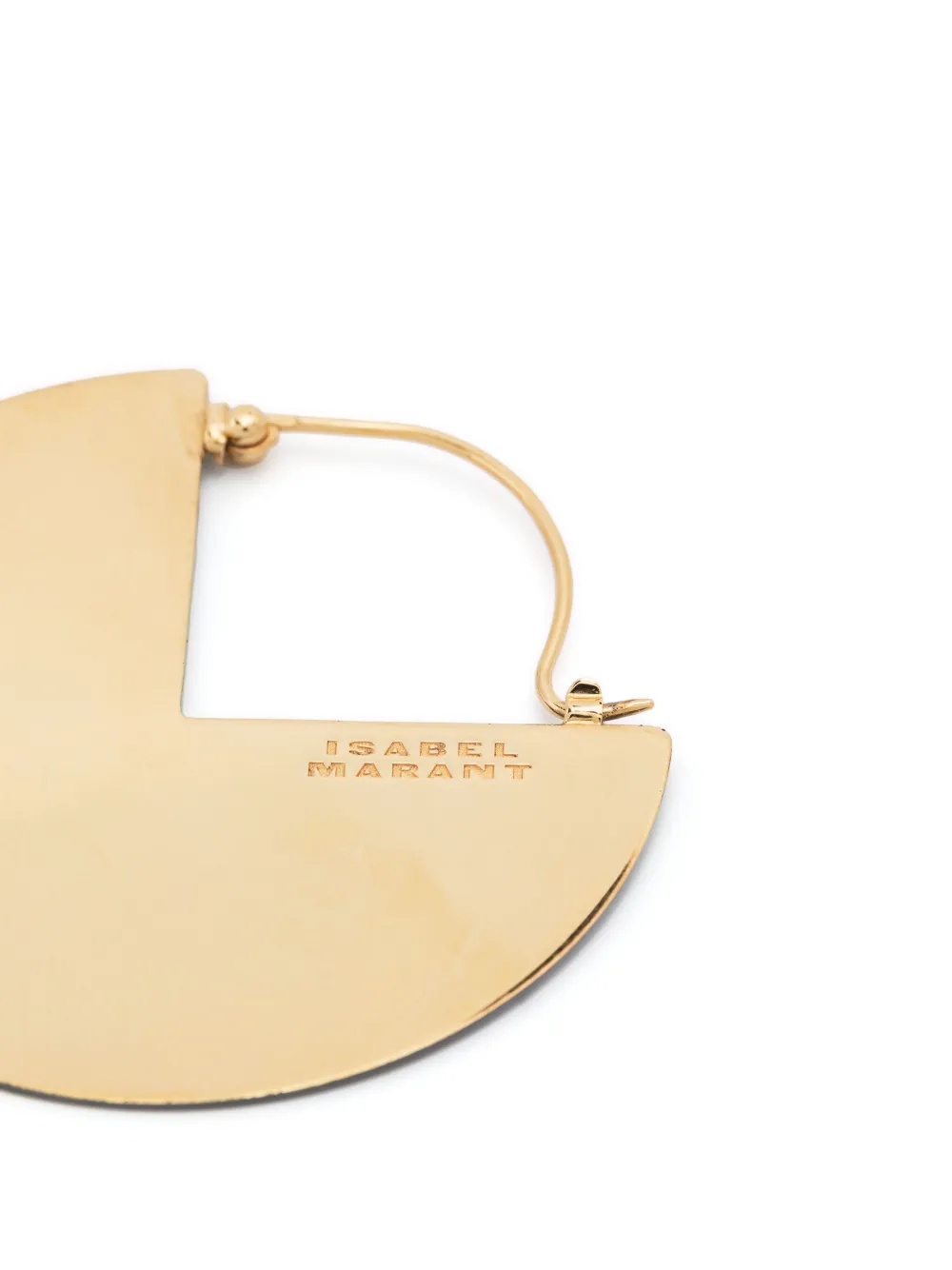 Isabel Marant 90º Two-tone Drop Earrings In 金色