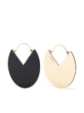 ISABEL MARANT 90º two-tone drop earrings - Gold