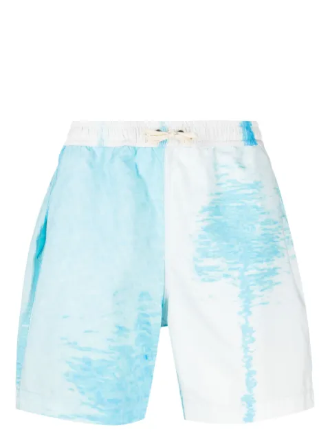 BLUE SKY INN short de bain à imprimé abstrait