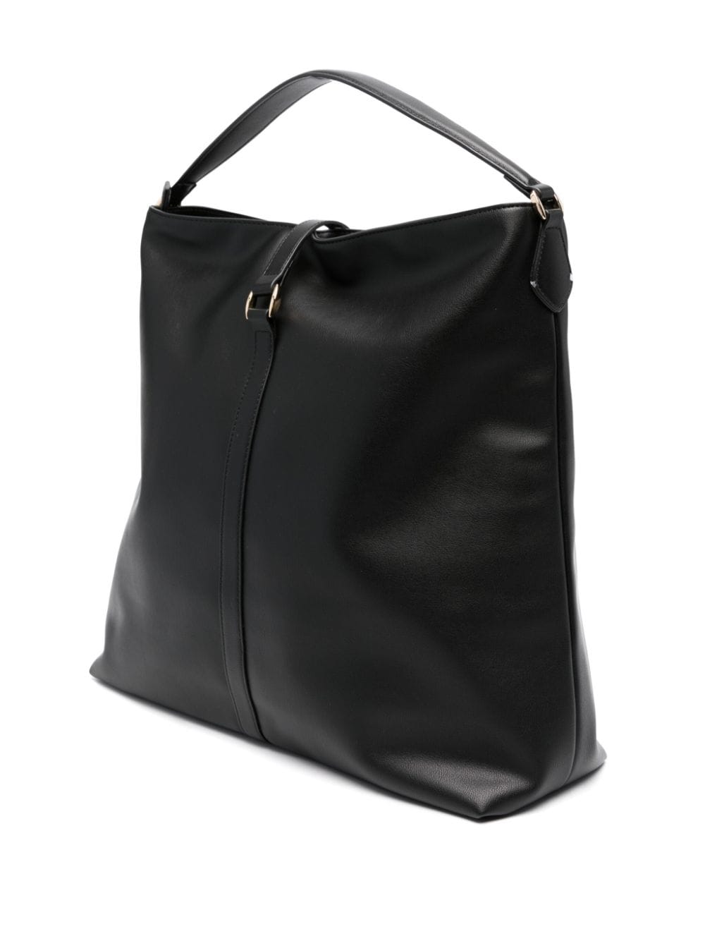 TWINSET padlock-detail faux-leather tote bag - Zwart
