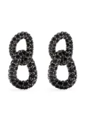 ISABEL MARANT Funky Ring crystal-embellished earrings - Black