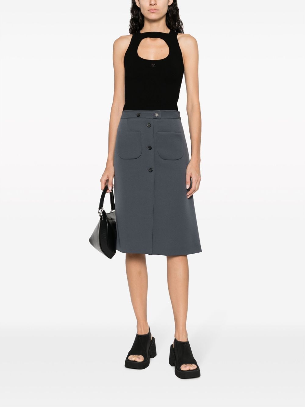 Affordable Marni A-line cotton midi skirt Women