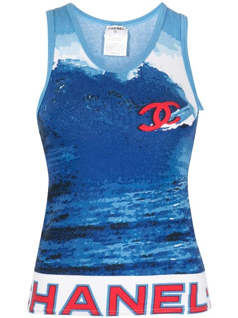 Affordable HOT SALE CHANEL CC Surf Line tank top Women