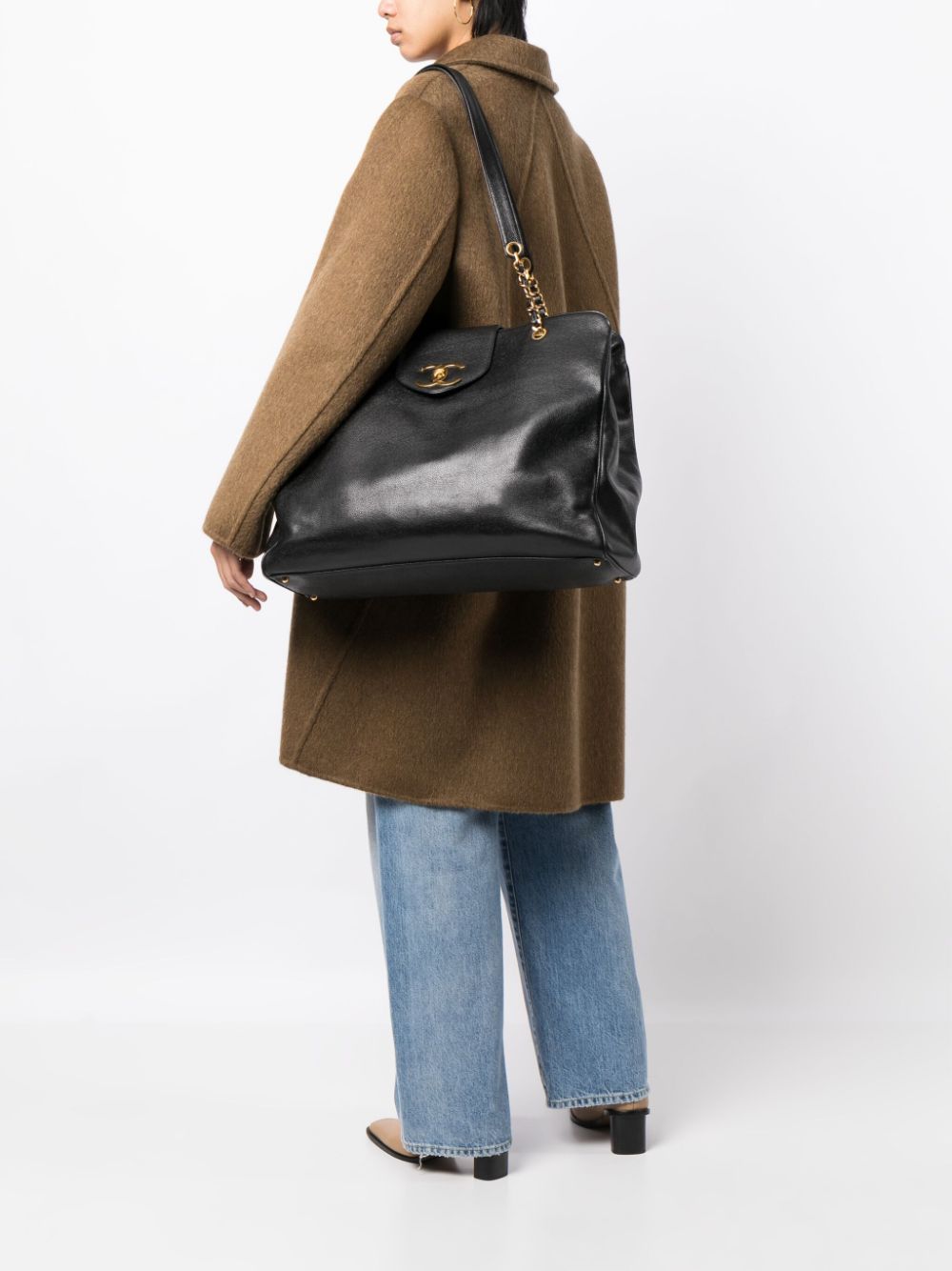 CHANEL Pre-Owned Supermodel Leather Tote Bag - Farfetch